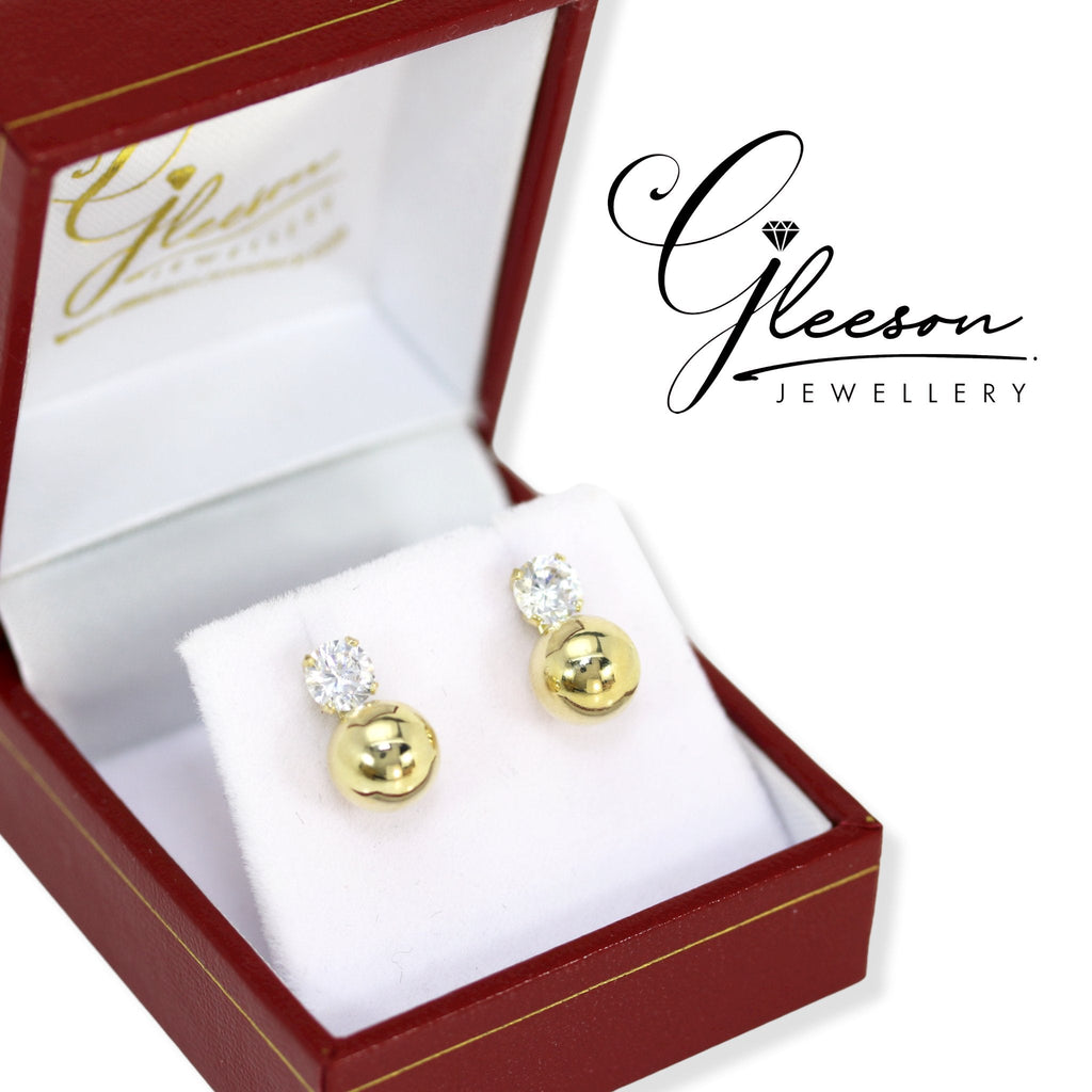 Gold Earrings, daniel gleeson jewellers, gleeson jewellery, Ladies gold earrings, hoop earrings, huggie earrings, stud earrings, drop earrings, cork based jewellers 