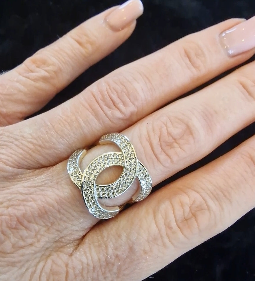 ladies dress rings 9ct Gold CZ Ring – Daniel Gleeson Jewellers COLOR:Green Block Print candiscount-apr26 Holiday Living 5.5-ft Pre-lit 18K Yellow Gold Diamonds