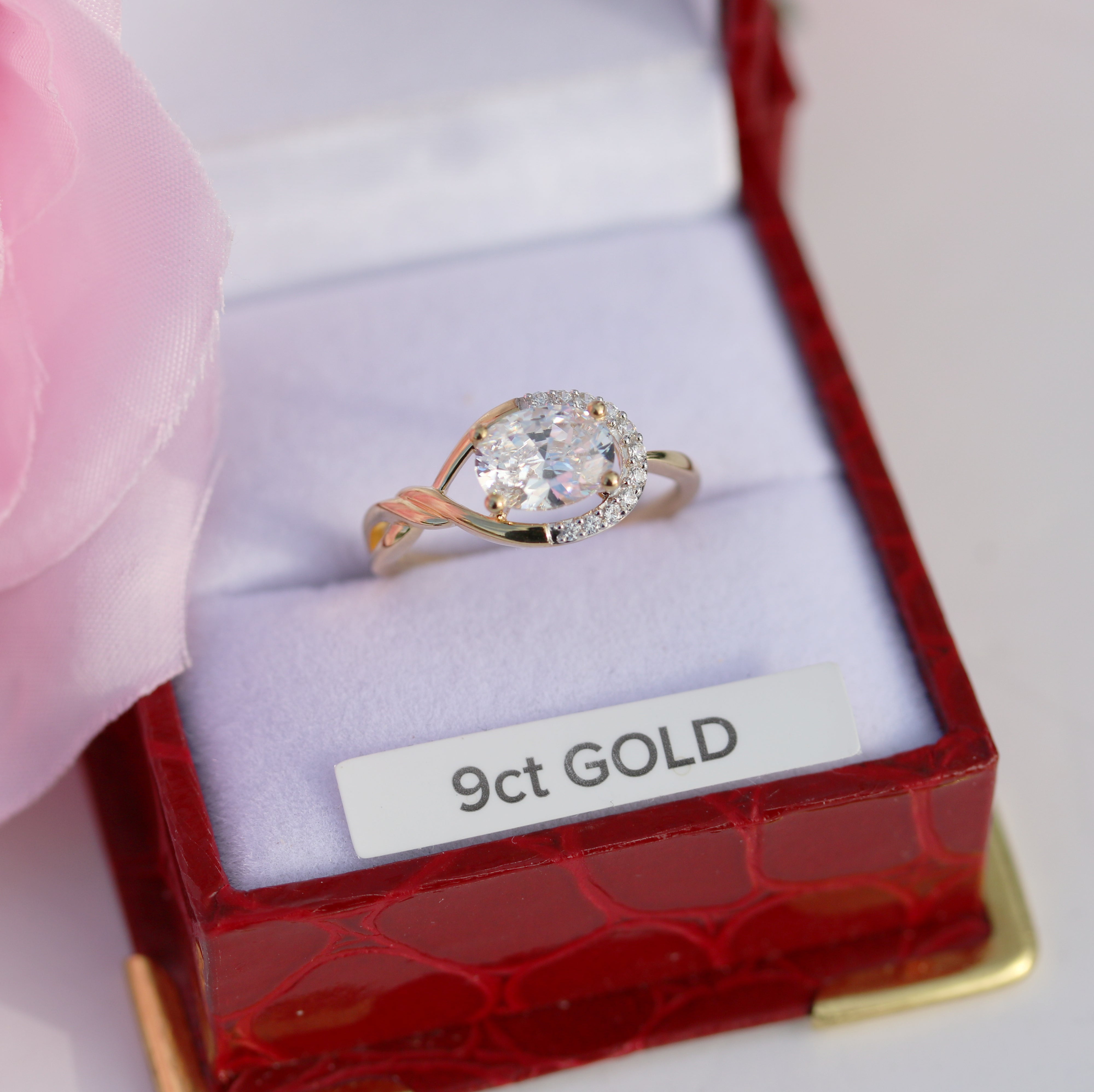 9ct Gold Open Oval 'Ella' CZ Dress Ring Daniel Gleeson Jewellers 9ct Gold Open Oval 'Ella' CZ Dress Ring Daniel Gleeson Jewellers