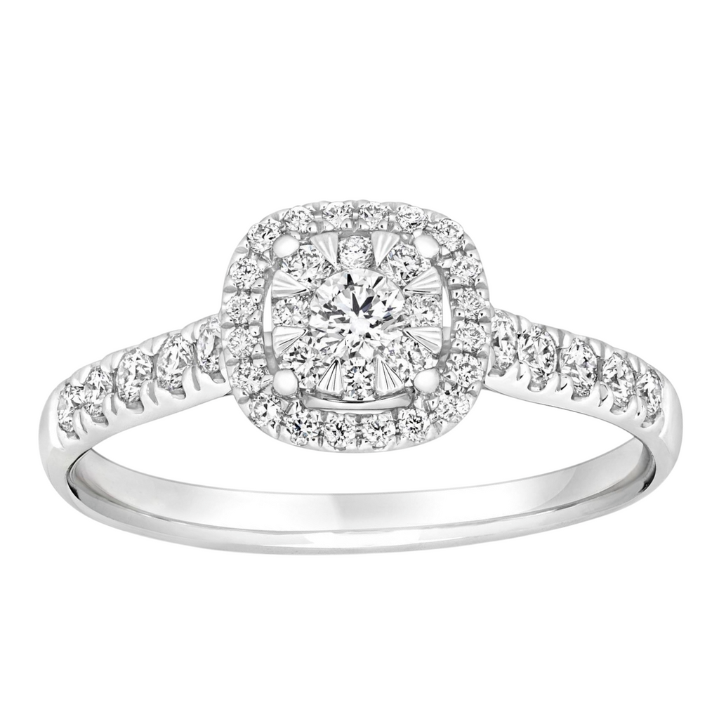 Natural Diamond Ring 18ct gold and .75ct Diamond 