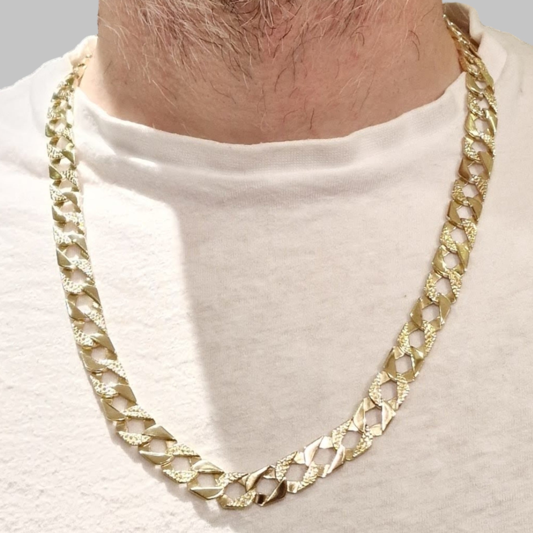 9ct Gold Gents Heavy Curb Chaps Chain – Daniel Gleeson Jewellers