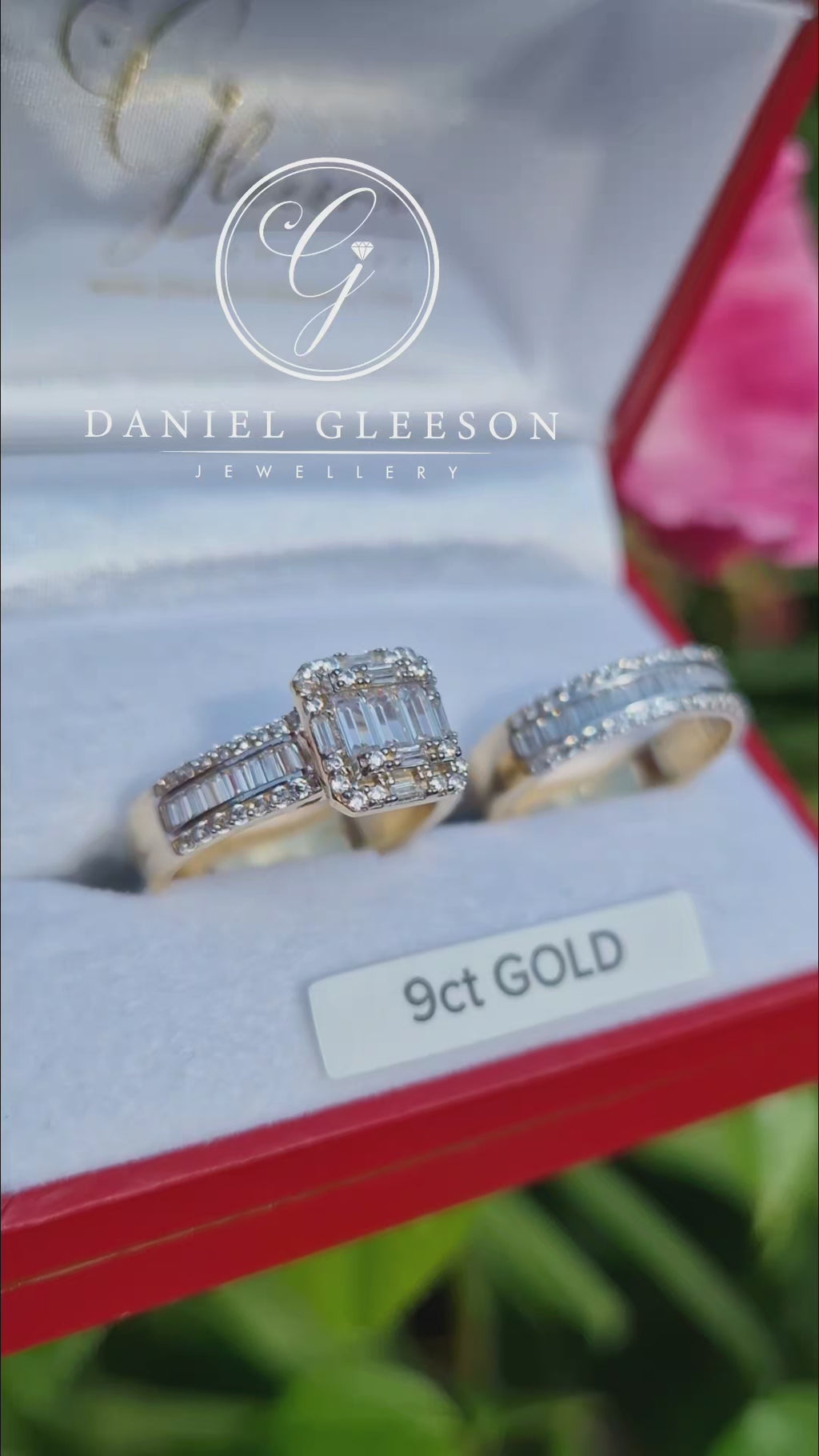 Bridal ring set from Daniel Gleeson Jewellers Cork 