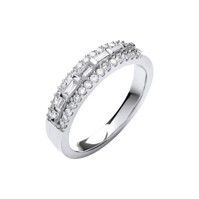 18ct White Gold 0.5CT Diamond Baguette Eternity Ring Daniel Gleeson Jewellers, Gleeson Jeweller, Gleeson jewellers, Daniel Gleeson Jewellery, Gleesons Jewellers, GleesonJewellery.com, jewellers Cork