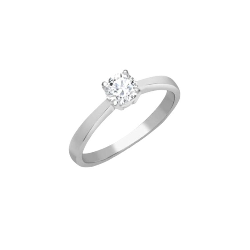 18ct White Gold 25pts Solitaire Diamond Ring Daniel Gleeson Jewellers, Gleeson Jeweller, Gleeson jewellers, Daniel Gleeson Jewellery, Gleesons Jewellers, GleesonJewellery.com, jewellers Cork