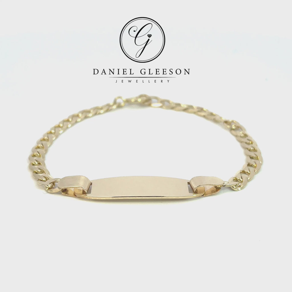 Baby id bracelet, Gleeson jewellery, daniel gleeson jewellers