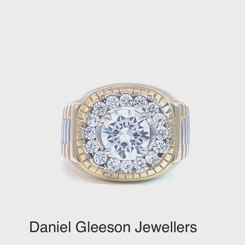 Mens Gold rolex style ring Daniel gleeson jewellers Cork 