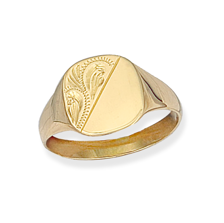9ct Gold Mens Square Signet Ring Daniel Gleeson Jewellers, Gleeson Jewellers, Gleesons Jewellers