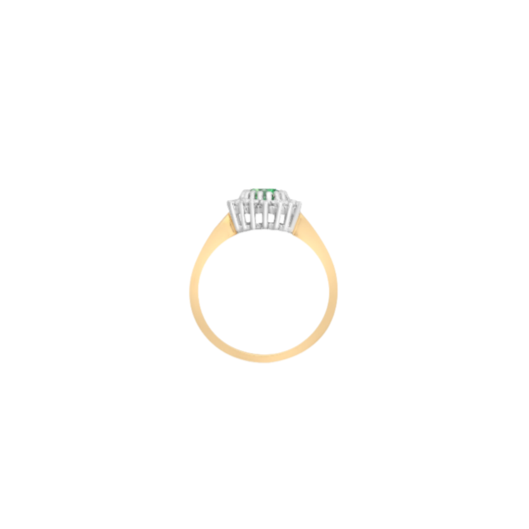 9ct Gold Diamond and Emerald Ring Daniel Gleeson Jewellers, Gleeson Jeweller, Daniel Gleeson Jewellery, Gleesons Jewellers