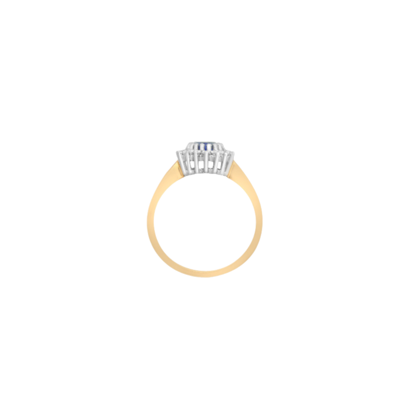 9ct Gold Diamond and Sapphire Ring Daniel Gleeson Jewellers, Gleeson Jeweller, Daniel Gleeson Jewellery, Gleesons Jewellers