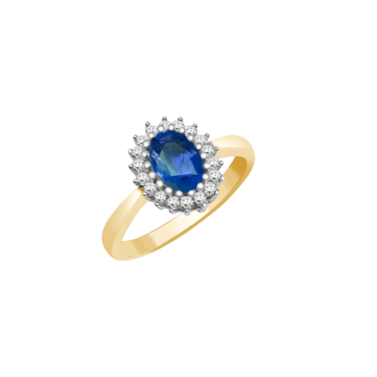 9ct Gold Diamond and Sapphire Ring Daniel Gleeson Jewellers, Gleeson Jeweller, Daniel Gleeson Jewellery, Gleesons Jewellers