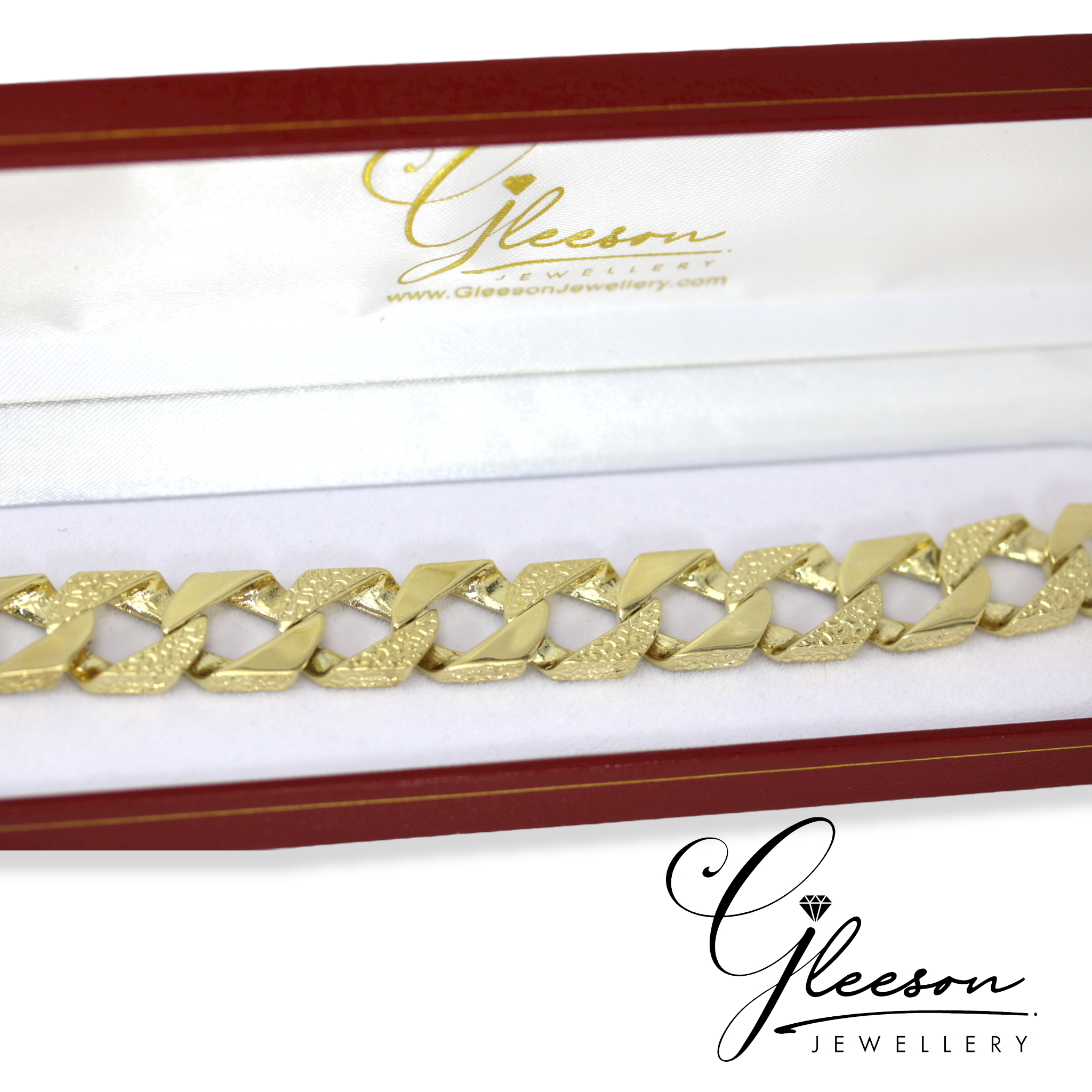 9ct Gold Mens Curb Chaps Bracelet Daniel Gleeson Jewellers 9ct-gold-mens-curb-chaps-bracelet-daniel-gleeson-jewellers