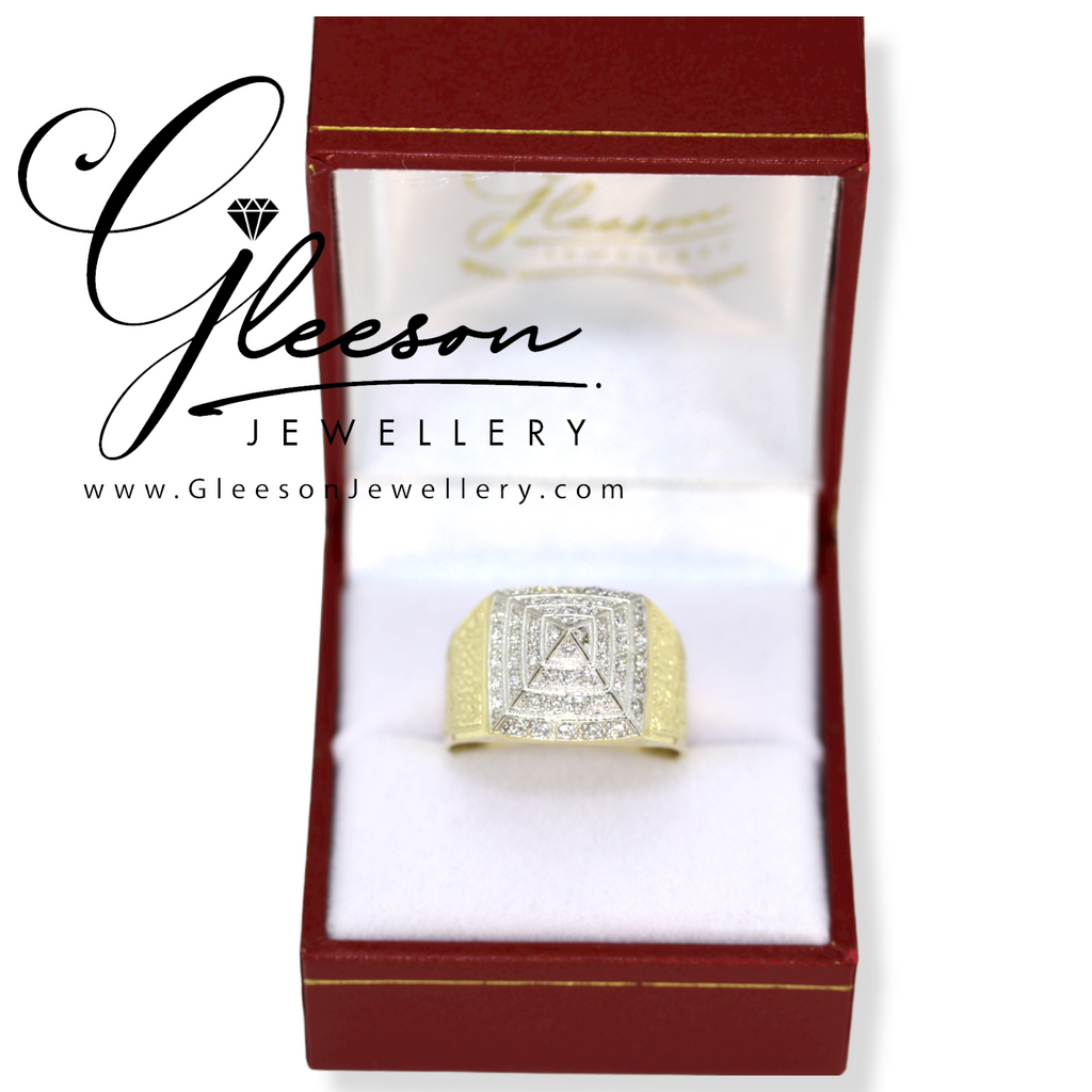 9ct Gold Kids Cubic Zirconia Pyramid Ring Daniel Gleeson Jewellers, Gleesons Jewellers