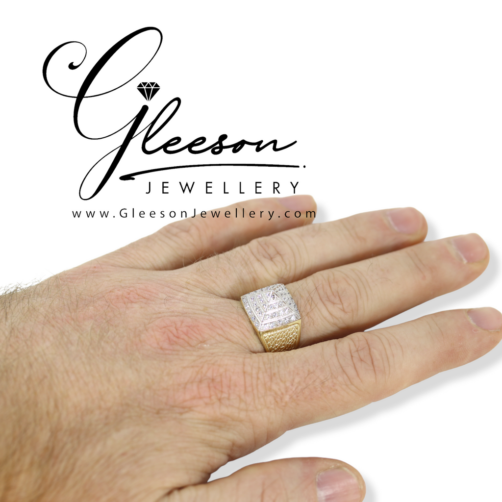 9ct Gold Kids Cubic Zirconia Pyramid Ring, Daniel Gleeson Jewellers, Gleeson Jewellery, G Jewellers