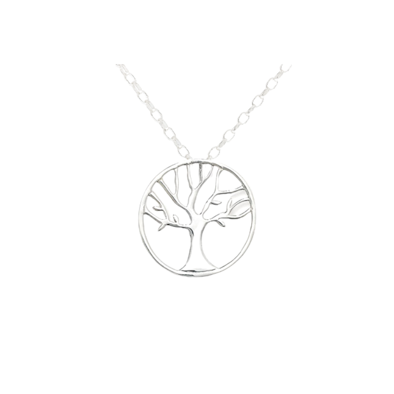 Sterling Silver Tree of Life Pendant and Chain Gleeson Jewellery, Daniel Gleeson Jewellers Cork, Gleesons Jewellers