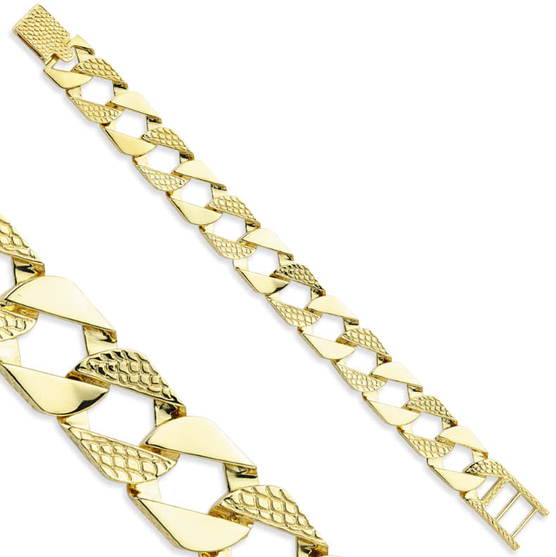 9ct Gold Mens Curb Chaps Bracelet Daniel Gleeson Jewellers 9ct-gold-mens-curb-chaps-bracelet-daniel-gleeson-jewellers